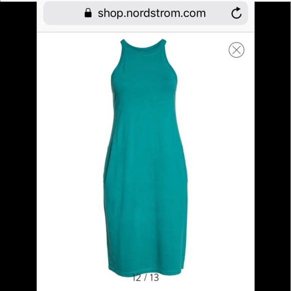 bp Dresses & Skirts - BP. Halter Style Green Midi Dress 👗